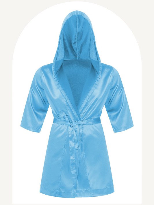 Men's satin night robe