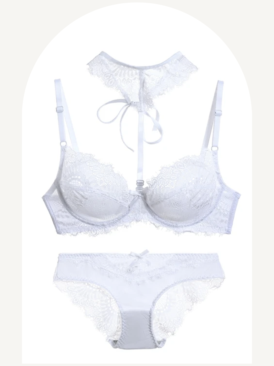 Harness collar bra