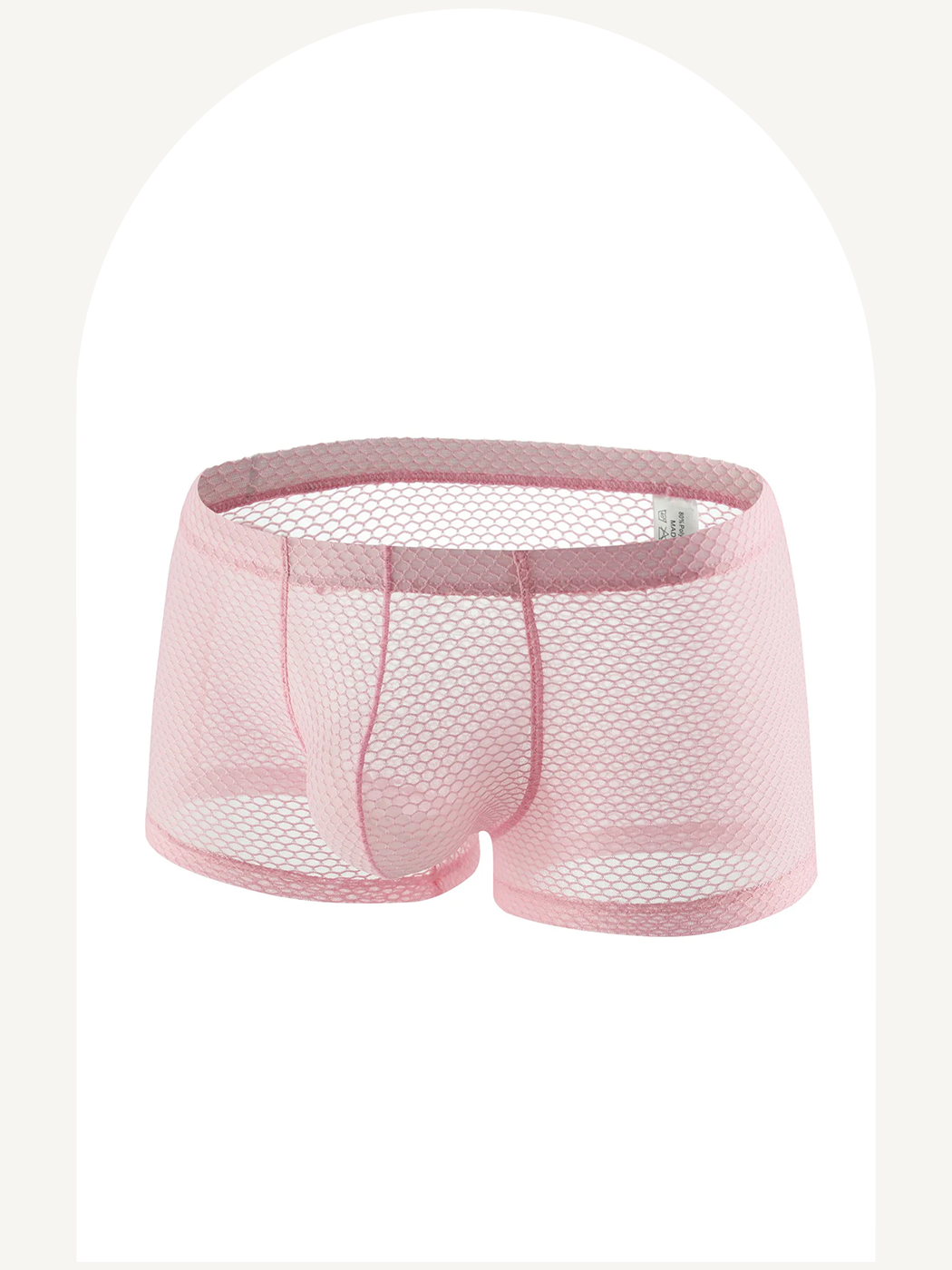 Fishnet boxer briefs