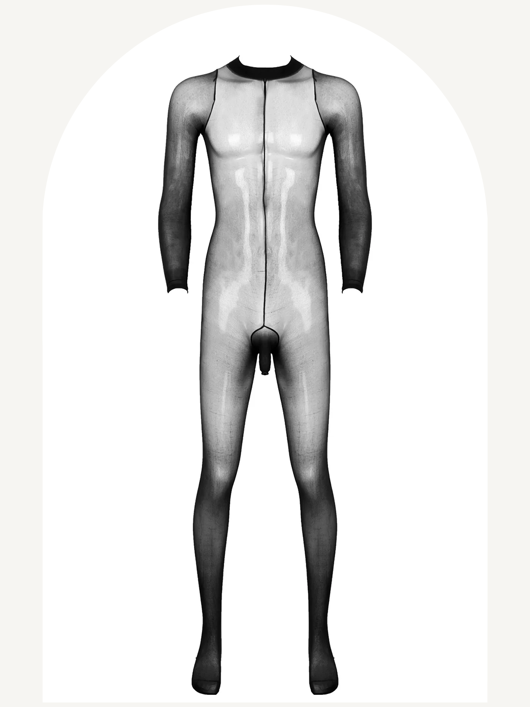 See through sheer full body thights
