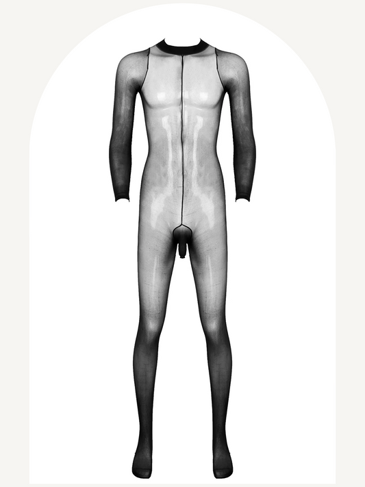 See through sheer full body thights