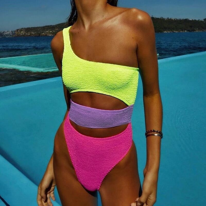 Tricolor bikini