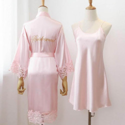 Bachelorette dress gown and babydoll set