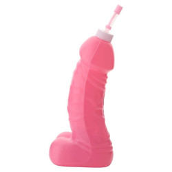 Penis bottle with straw for bachelorette