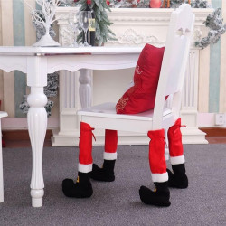 Couvre pieds de chaise père Noël