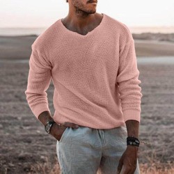 Pink sweater for men