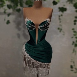 Cocktail dress with diamond