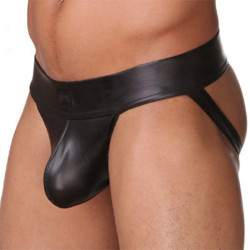 Erotic leather panties for men