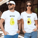 T-shirts de couple Better Half
