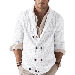 Men's double breasted cardigan