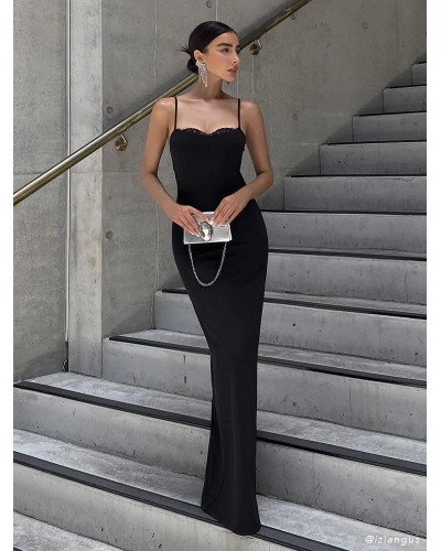 Long dress with straps