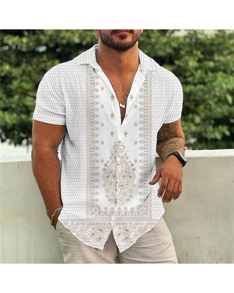 Hawaiian floral shirt for men