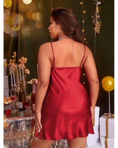 Sexy Satin Plus Size Nightgown