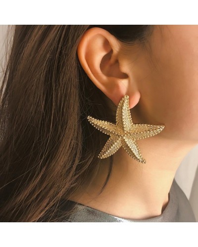 Boucles d'oreille étoile de mer