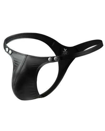 Leather thong for men