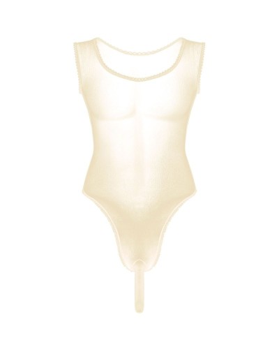 See-through bodysuit lingerie for men