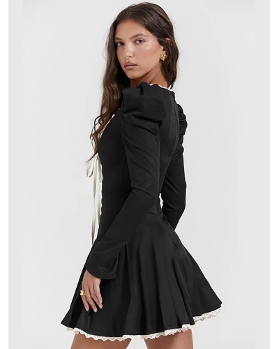 Black corset dress