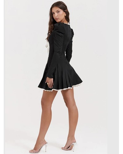 Black corset dress