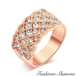 Filled with diamonds ring