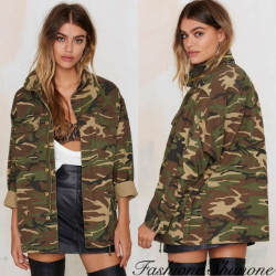 Fashione Shanone - Loose-fitting military jacket