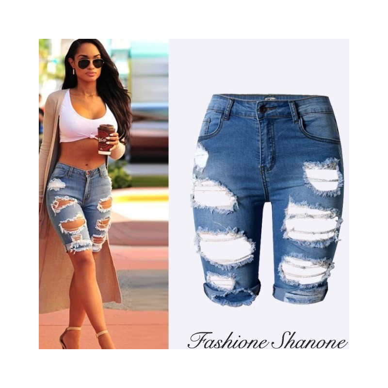Fashione Shanone - Short en jean déchiré