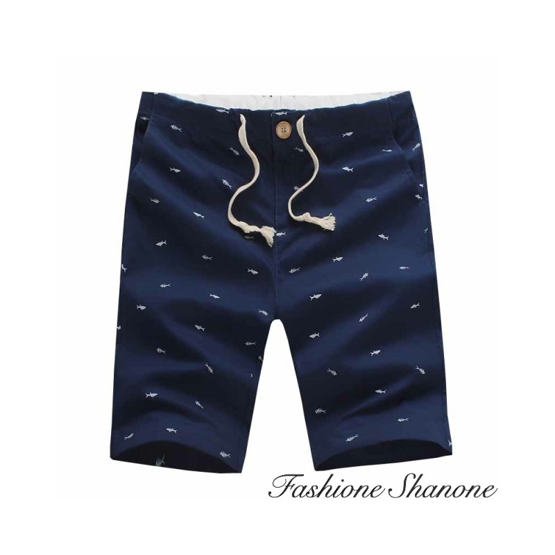 Fashione Shanone - Short motif poisson
