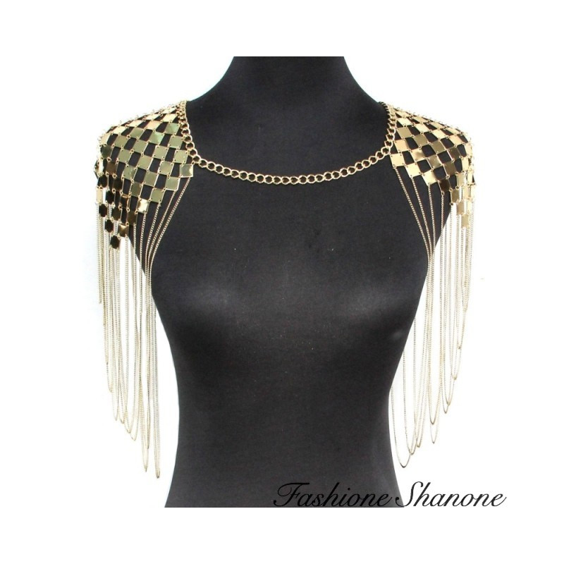 Fashione Shanone - Epaulette necklace with chains