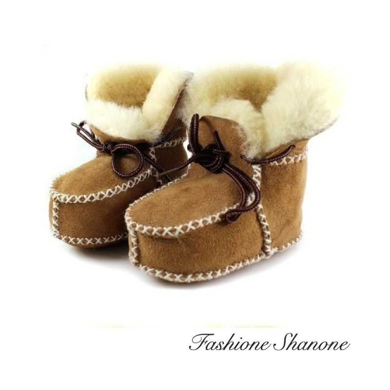 Fashione Shanone - Fur-lined boots with lace-up