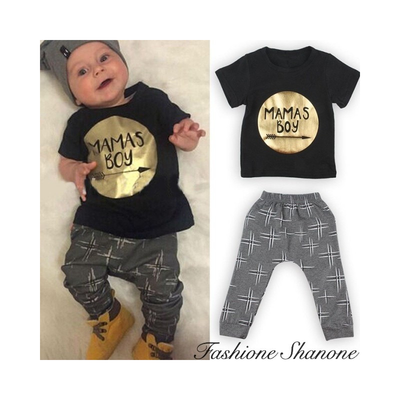 Fashione Shanone - Ensemble T-shirt mama's boy et pantalon