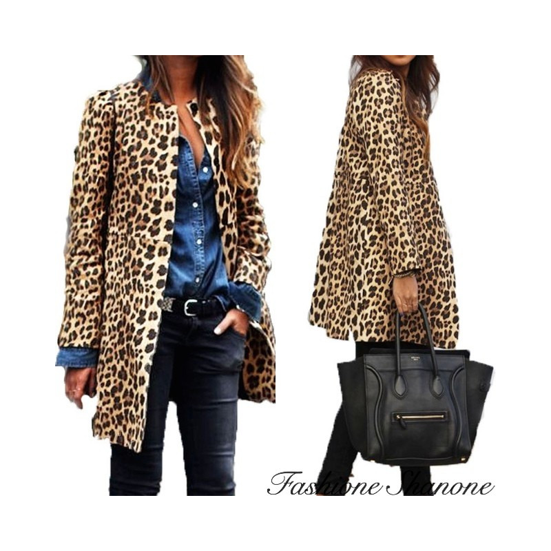 Fashione Shanone - Leopard coat