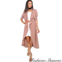 Fashione Shanone - Pink fluid trench