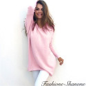 Fashione Shanone - V-neck long sweater
