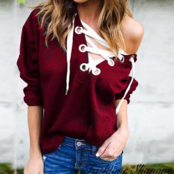 Fashione Shanone - Lace-up sweatshirt