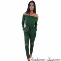 Fashione Shanone - Jumpsuit with holes knees