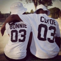 Fashione Shanone - Clyde couple T-shirt