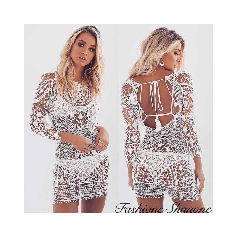 Fashione Shanone - White lace dress