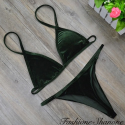 Fashione Shanone - Velvet thong bikini