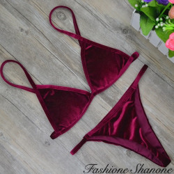 Fashione Shanone - Velvet thong bikini