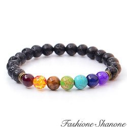 Fashione Shanone - Lava beads multicolor bracelet