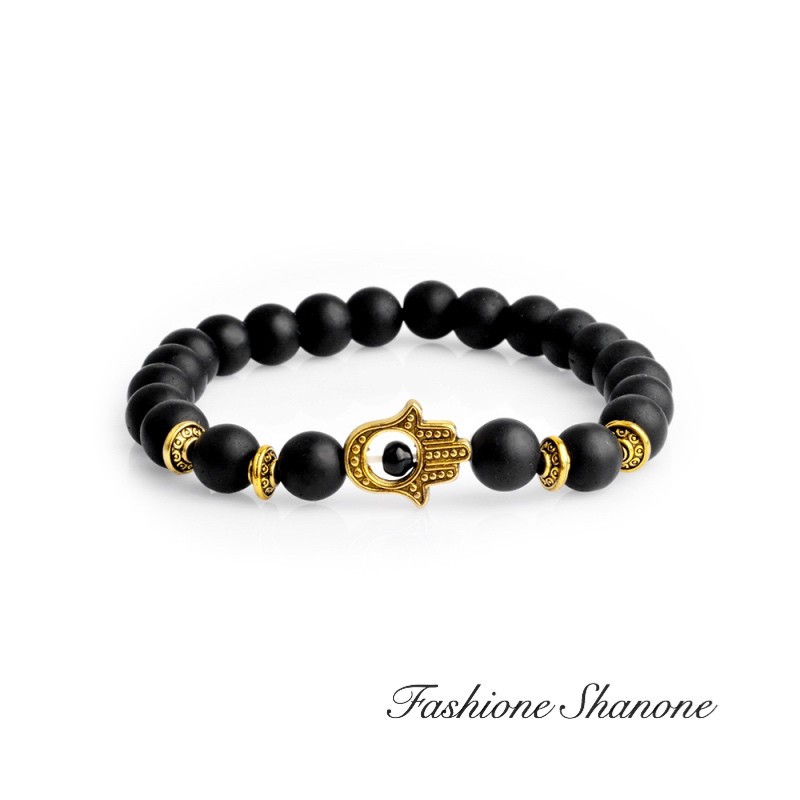 Fashione Shanone - Bracelet perles mattes main de Fatma