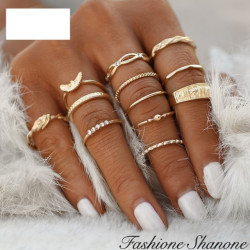 Fashione Shanone - Golden ring set