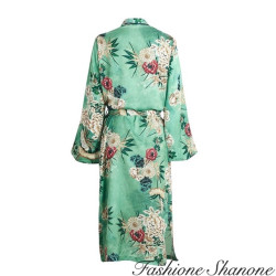 Fashione Shanone - Long kimono fleuri