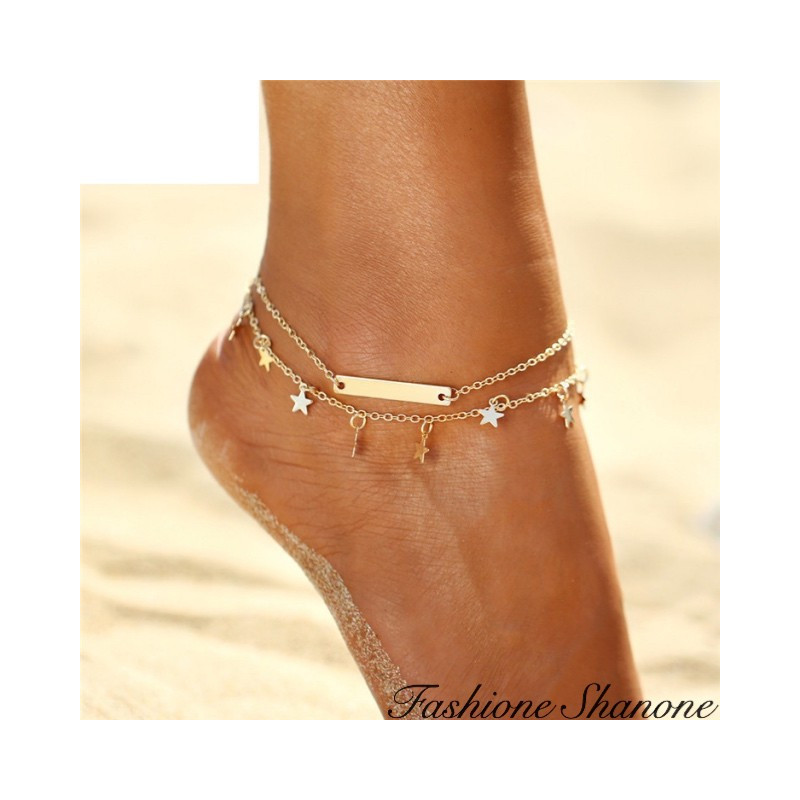 Fashione Shanone - Double star anklet