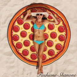 Fashione Shanone - Drap de plage rond pizza