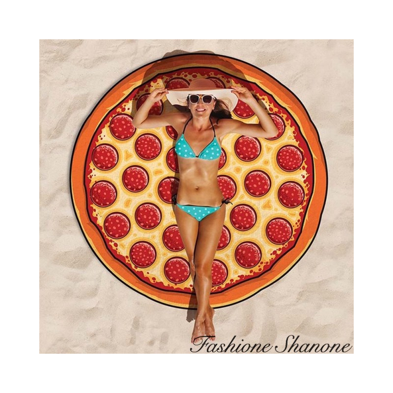 Fashione Shanone - Drap de plage rond pizza