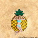 Drap de plage ananas