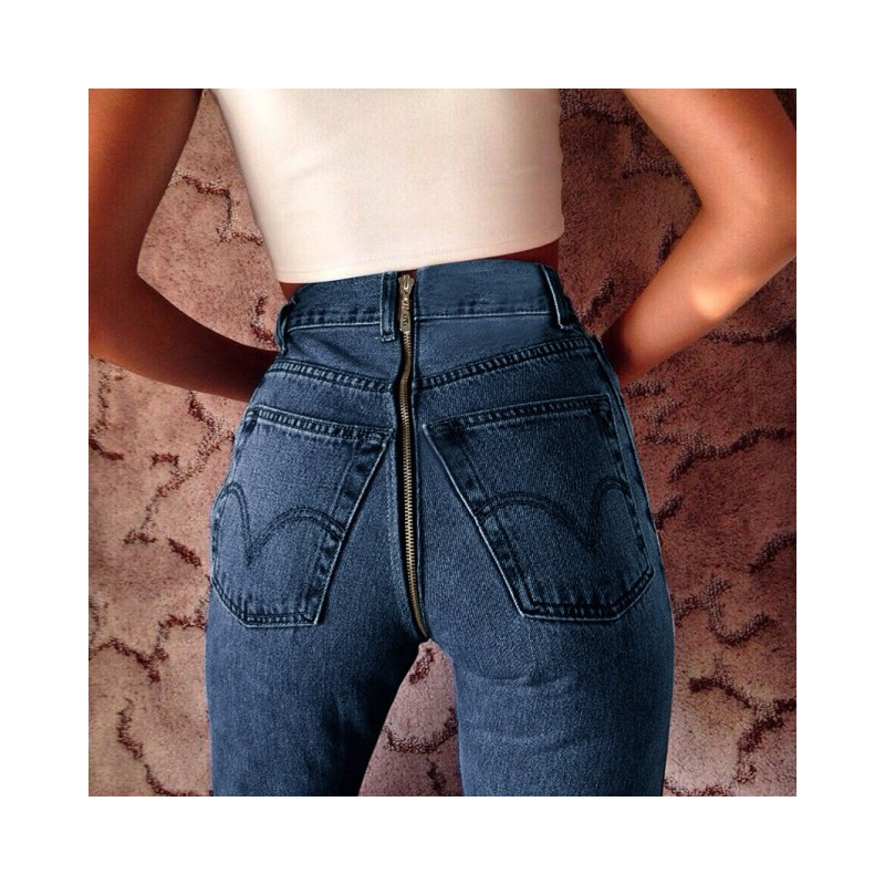 Fashione Shanone - Jeans with zipper at the back