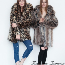 Fashione Shanone - Fur coat with ears