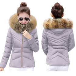 Fashione Shanone - Down coat with fur hood