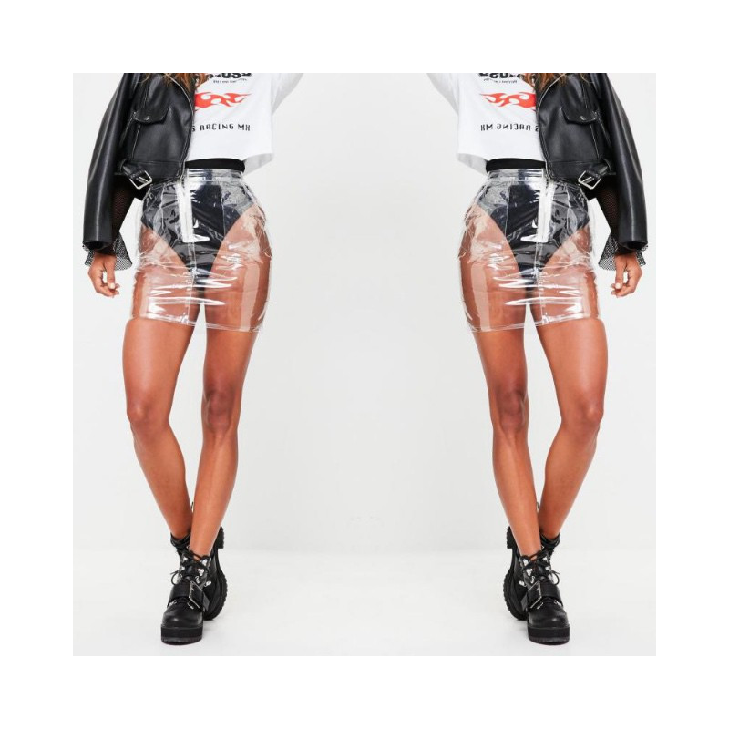 Fashione Shanone - Transparent high waist skirt